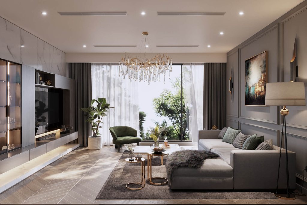 Tại sao không nên bỏ lỡ căn hộ R2 Goldmark City 136 Hồ Tùng Mậu? 1 Hình 1: Không gian rộng rãi tại căn hộ R2 Goldmark City 136 Hồ Tùng Mậu